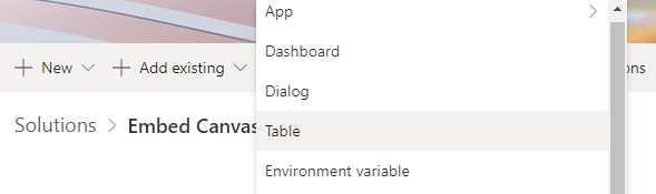 Embed Canvas App In A Model Driven App